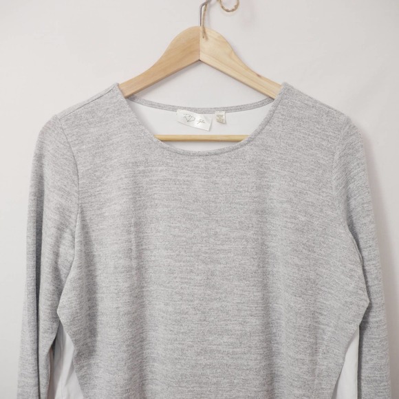 RD Style Layered Knit Gray Long Sleeve Size S - Picture 2 of 9